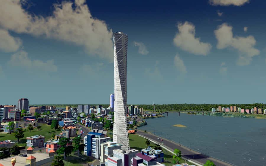 Turning Torso Cities Skylines Wallpaper