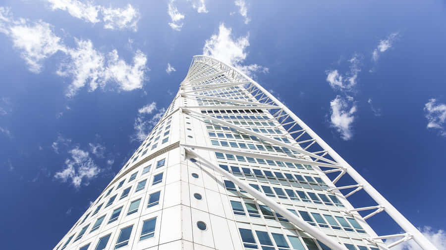 Turning Torso White Building Wallpaper