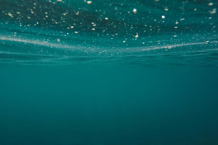 Turquoise Underwater Shot Wallpaper