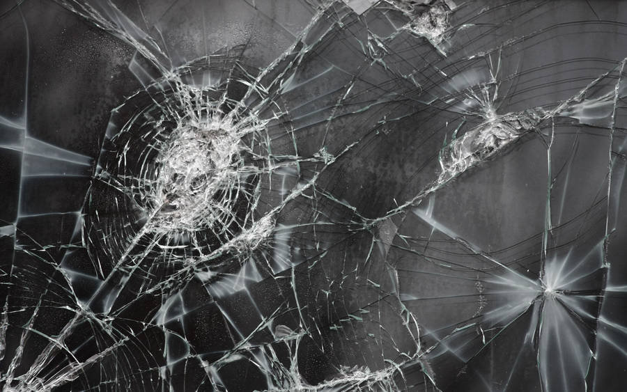 Tv 4k Broken Glass Wallpaper