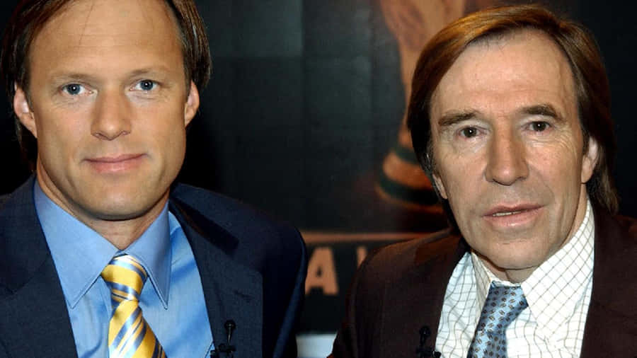 Two Men Interview Setting Wallpaper