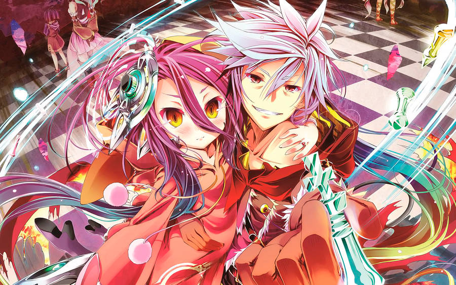 Two Siblings Sora And Shiro From No Game No Life Zero Movie Wallpaper