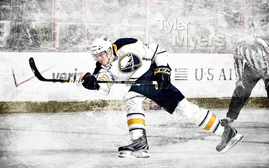 Tyler Myers Buffalo Sabres Ice Hockey Player Wallpaper
