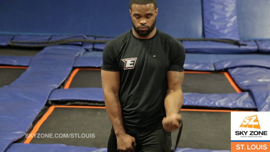 Tyron Woodley During Training Wallpaper