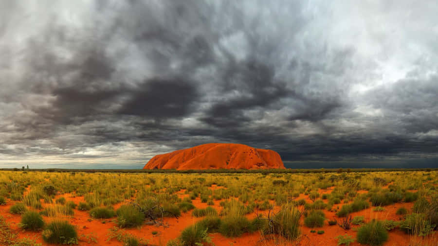 Uluru Red Sand Dunes Wallpaper