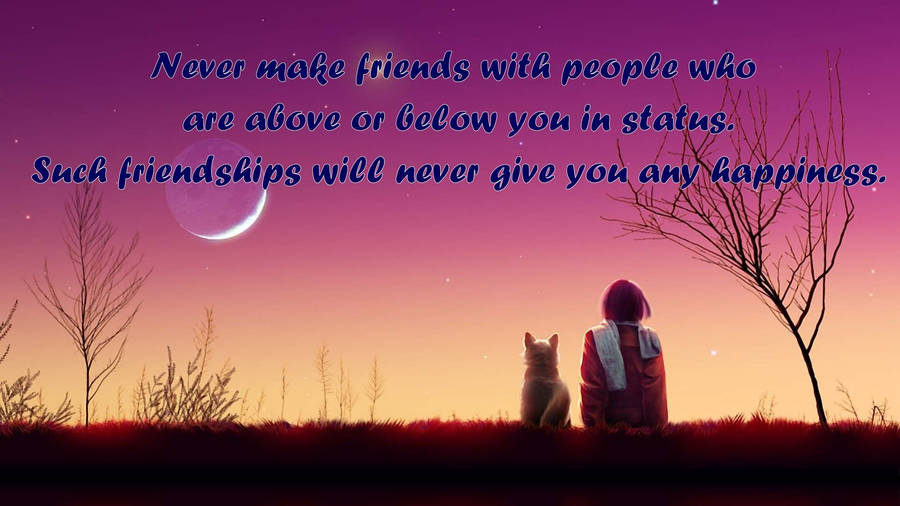 Unbreakable Bond – Friendship Quotes Wallpaper
