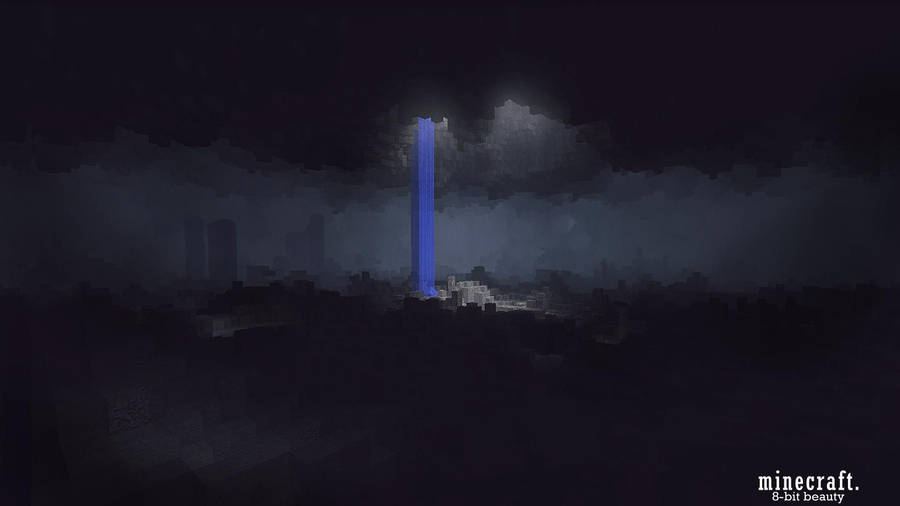 Underground Village Minecraft Hd Wallpaper