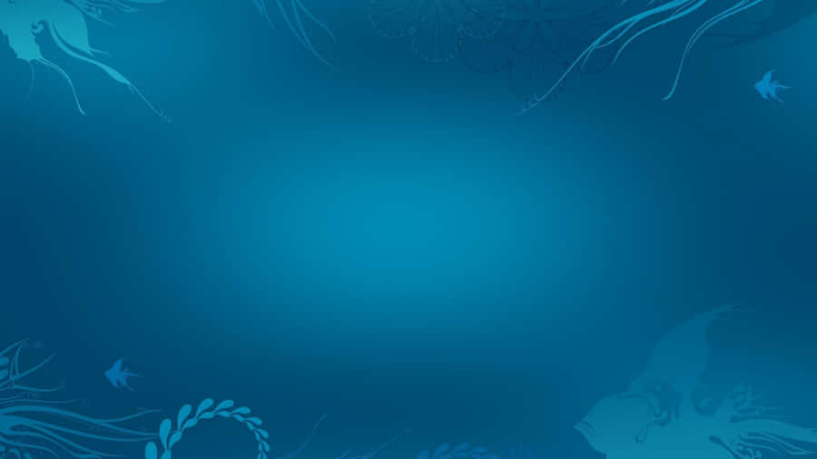 Underwater Illustrations Blue Pc Wallpaper