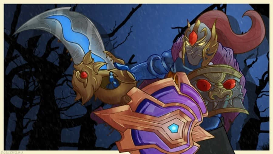 Unleash The Might Of Sven In Dota 2 Wallpaper