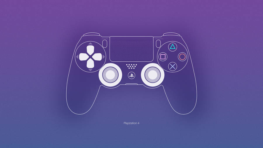 Unleash Your Gaming Experience With The Sony Playstation Dualshock 4 Wireless Controller. Wallpaper