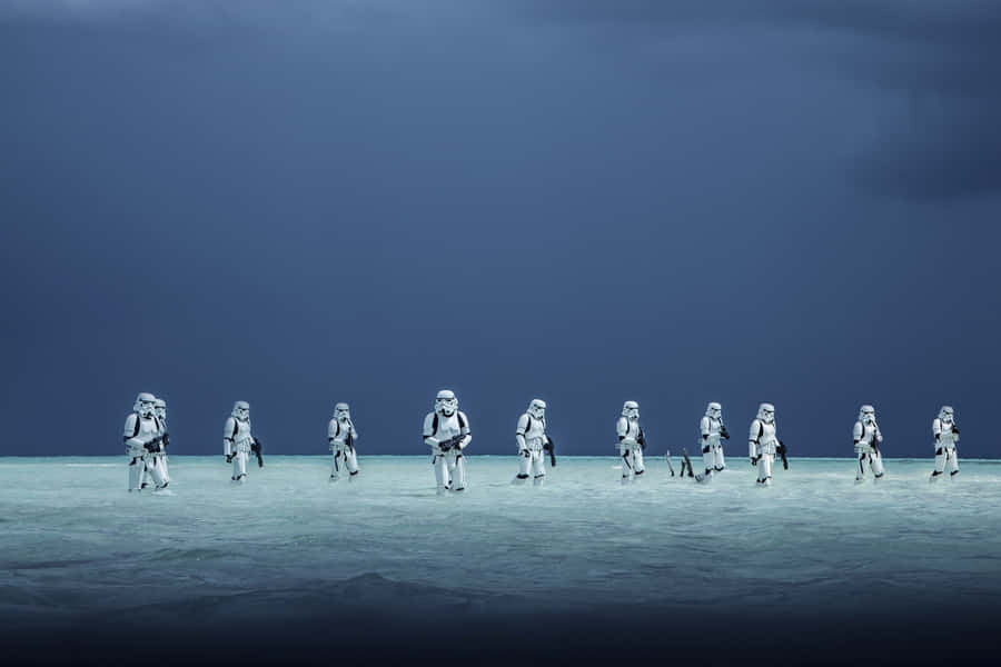 Unleash Your Inner Rebel And Join The Star Wars Rogue One Fight! Wallpaper