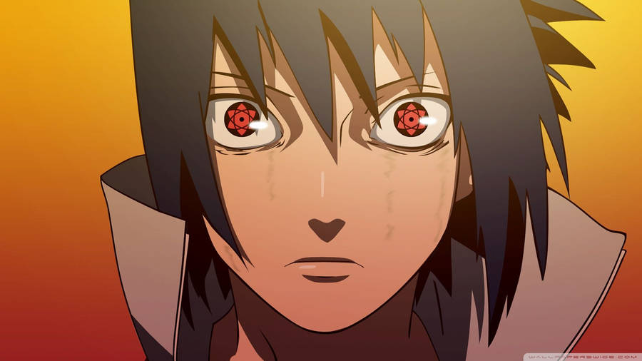 Unleashing The Power Of Sasuke Uchiha's Mangekyou Sharingan Wallpaper