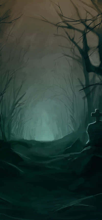 Unlock A New Way To Celebrate Halloween With This Amazing Spooky Iphone! Wallpaper