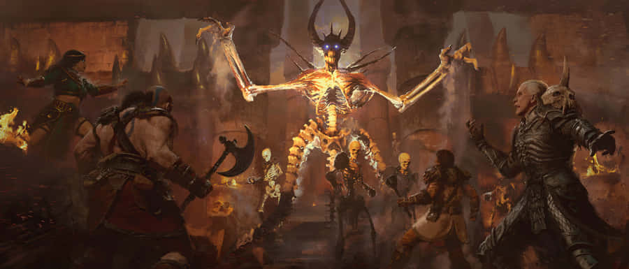 Unlock Legendary Treasures With This Enhanced Re-release Of Diablo 2 Wallpaper