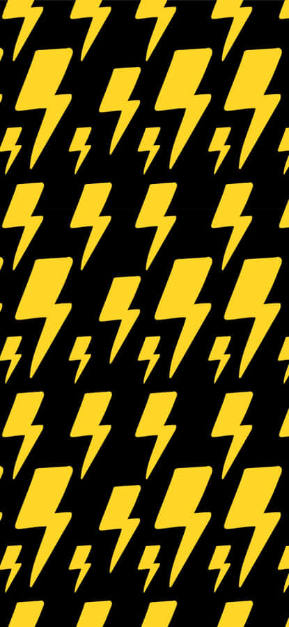 Unlock Power With The Lightning Bolt Iphone Wallpaper