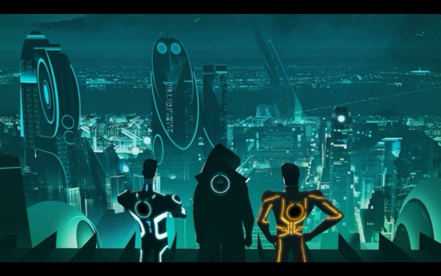 Unlock The Future With Tron Uprising Wallpaper