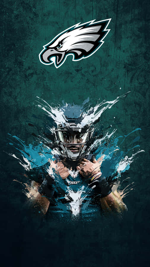Unlock The Potential Of Philadelphia's Number One Team With A Philadelphia Eagles Iphone Wallpaper