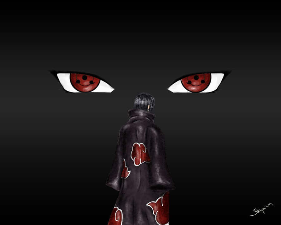“unlock The Power Of The Itachi Mangekyou Sharingan” Wallpaper