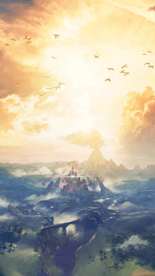 Unlock The Secrets To The Legend Of Zelda World With Your Iphone. Wallpaper
