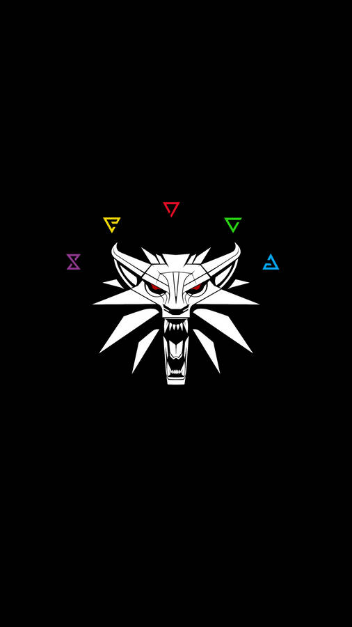 Unravel The Mystery Of The Witcher 3 White Wolf Medallion Wallpaper