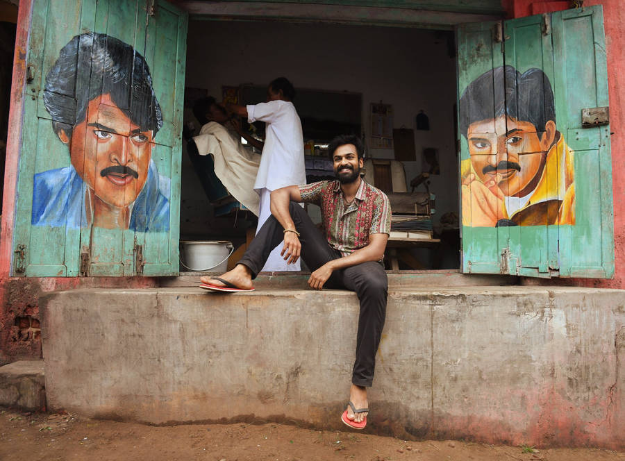 Uppena Vaisshnav Tej Uncles Painting Wallpaper