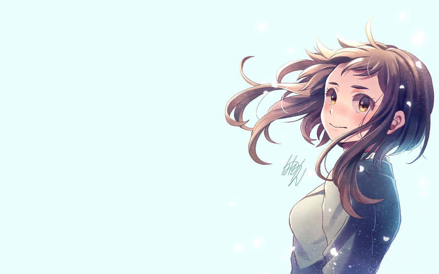 Uraraka Aesthetic Hair Wallpaper