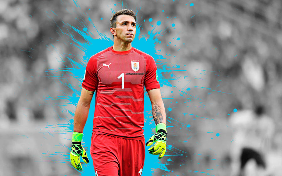 Uruguay National Football Team Muslera Art Wallpaper