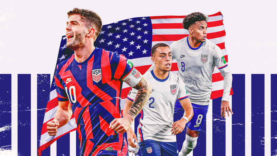 Usa National Football Team Fifa World Cup Fanart Wallpaper