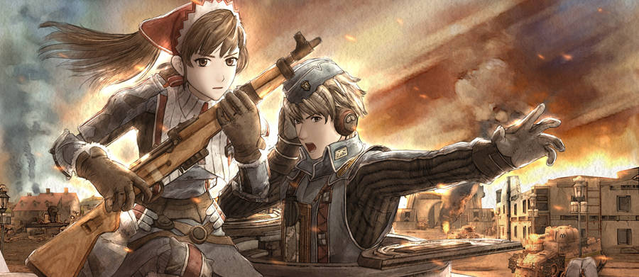 Valkyria Chronicles Intense Battle Wallpaper