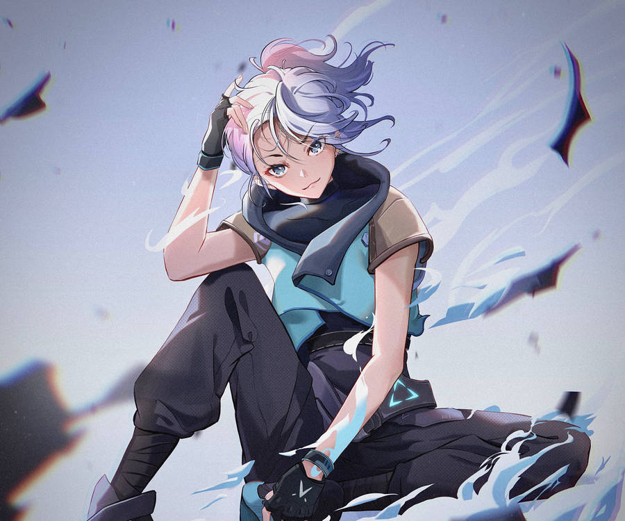 Valorant Jett Wind Scene Wallpaper