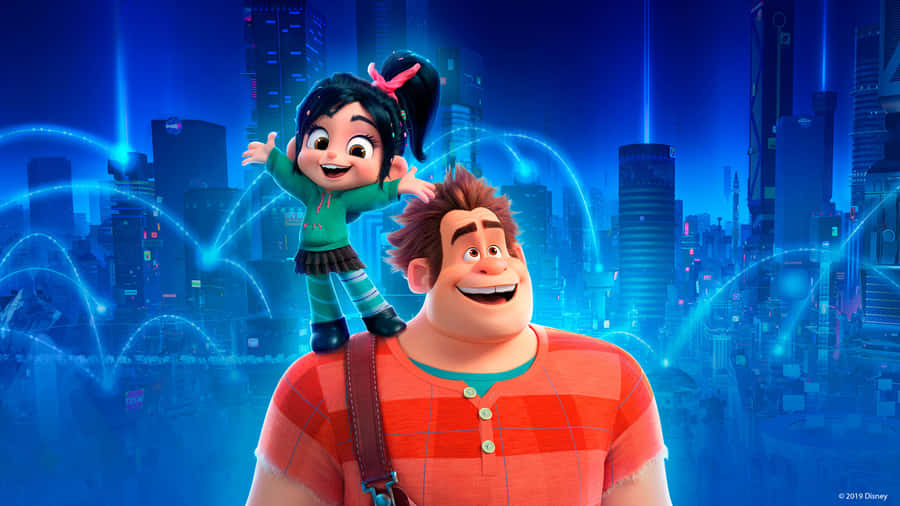 Vanellope Standing On Ralph Ralph Breaks The Internet Wallpaper