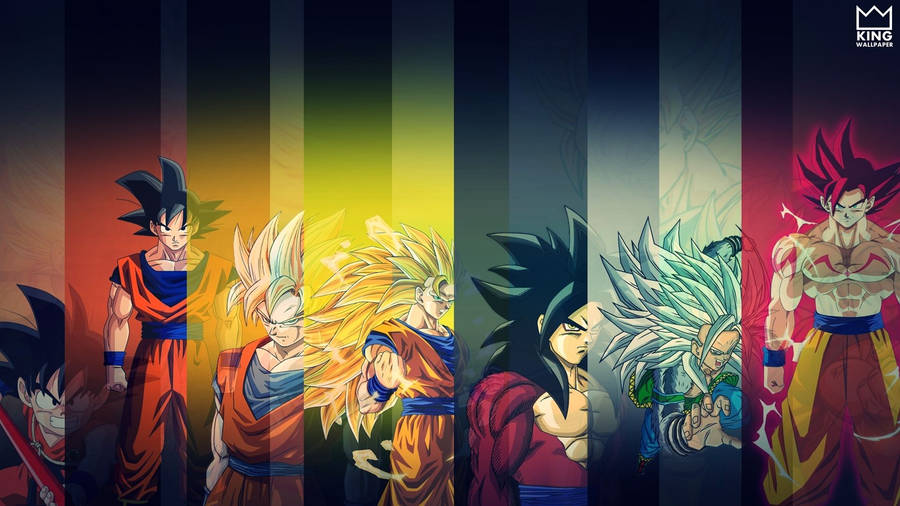 Vegeta Charges Up For A Kamehameha Attack Wallpaper