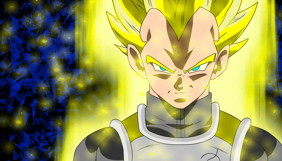 Vegeta Goku Super Saiyan Stern Wallpaper
