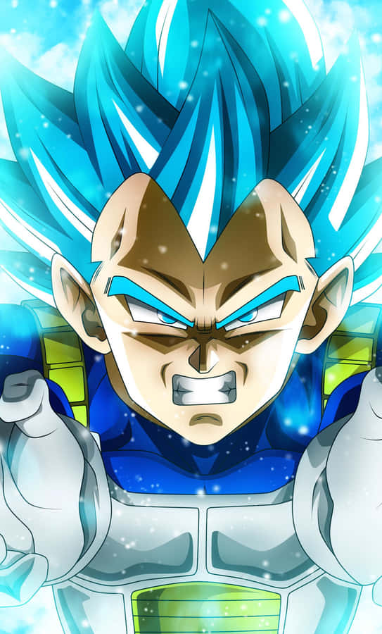 Vegeta Super Saiyan Blue Dragon Ball Super Iphone Wallpaper