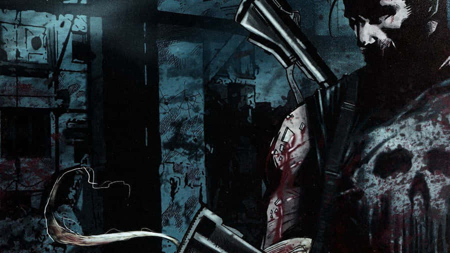 Vengeance Is His Business - Punisher Desktop Wallpaper