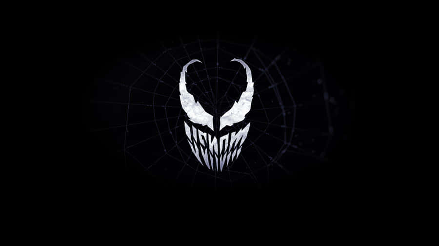Venom Logo On A Black Background Wallpaper