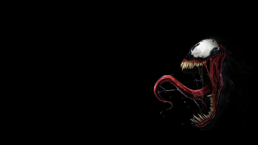 Venom Tongue Out Wallpaper