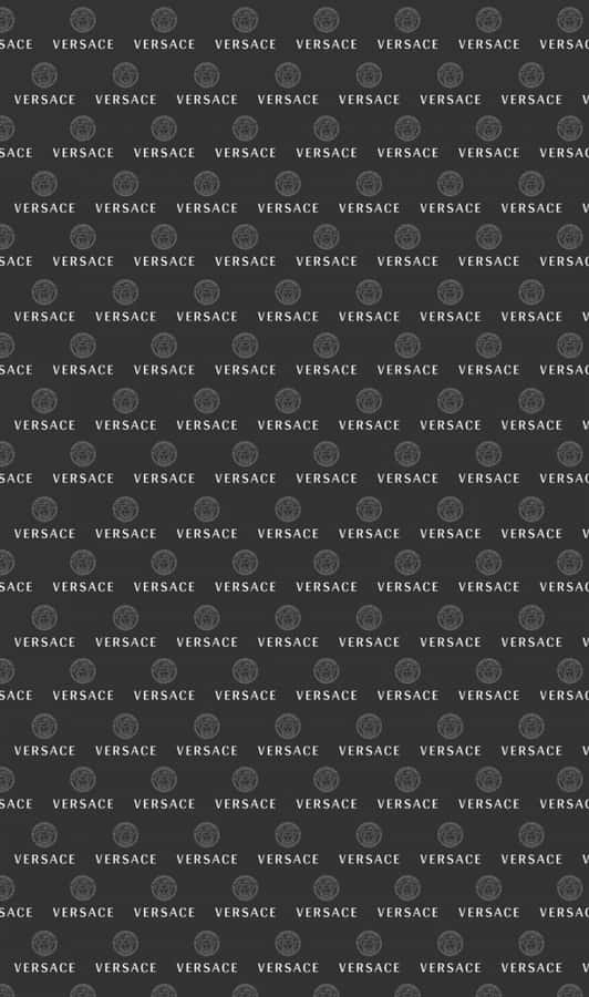 Versace Iphone Black And White Pattern Wallpaper