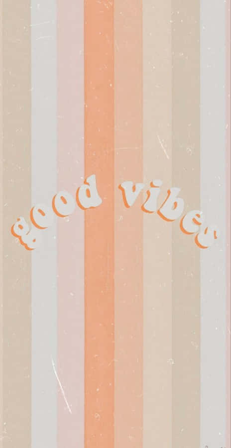 Vertical Pastel Good Vibes Iphone Wallpaper