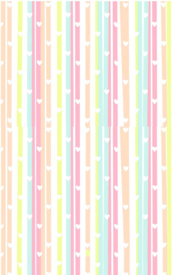 Vertical Stripes Cute Pastel Colors Wallpaper
