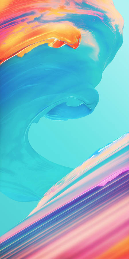 Vibrant And Colorful Abstract Oneplus 9r Wallpaper