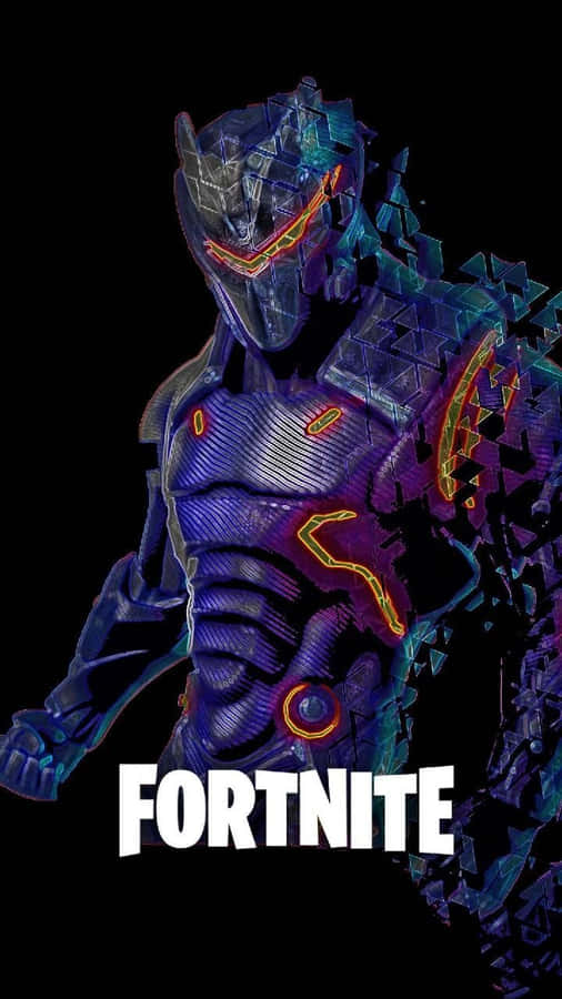 Vibrant Battle Royale Action On Fortnite Mobile. Wallpaper