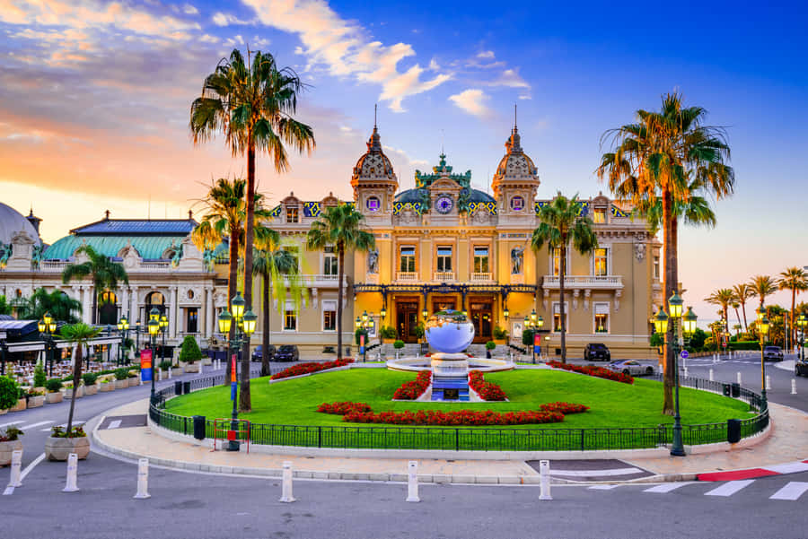 Vibrant Casino De Monte Carlo Wallpaper