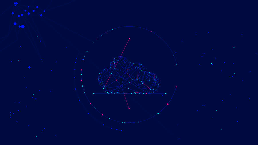 Vibrantly Colored Geometric Design. Wallpaper