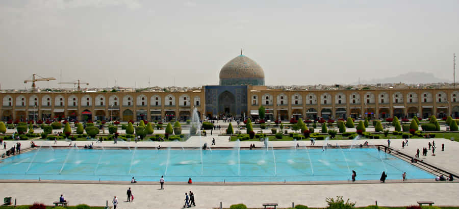 Vicinity Within Shah Mosque Wallpaper