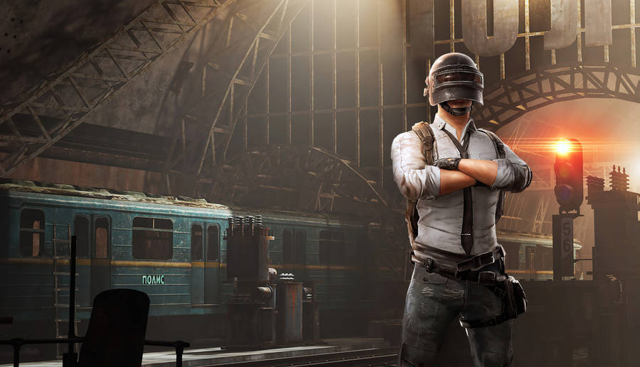 Victor In Train Station Pubg 1366x768 Wallpaper