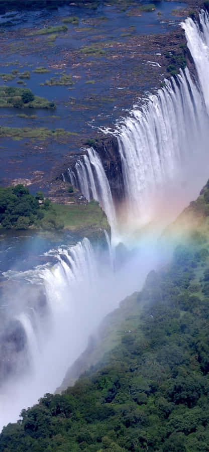 Victoria Falls In Livingstone Zambia Wallpaper