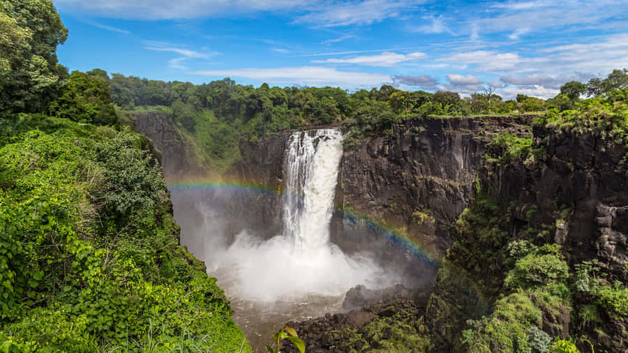Victoria Falls In Zambia Wallpaper