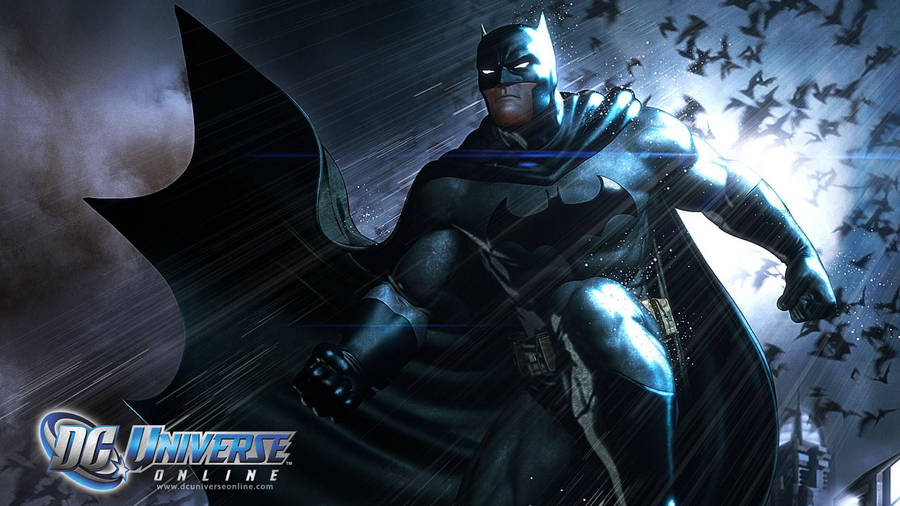 Video Game Dc Universe Online Batman Illustration Wallpaper