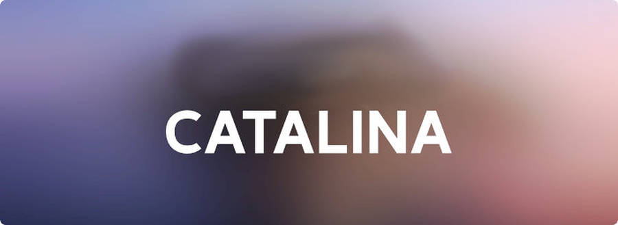 View Of Catalina Island From The Shoreline At Sunset Wallpaper